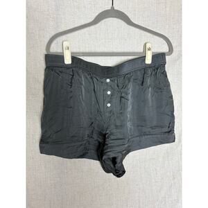 Anthropologie Grey Viscose Boxer Shorts Sz.L
